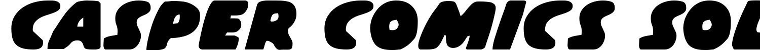 Casper Comics Solid Font preview