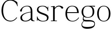 Casrego Font preview