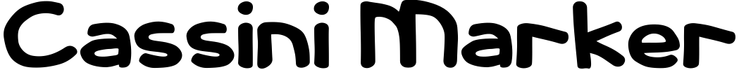 Cassini Marker Font preview