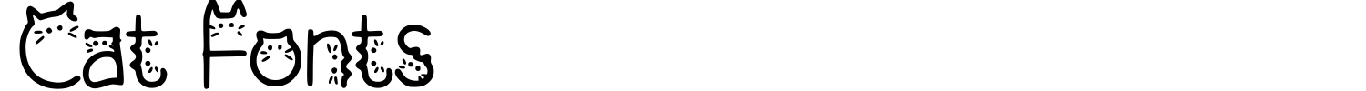 Cat Fonts Font preview