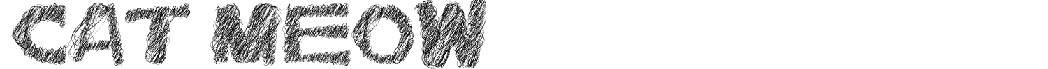 Cat Meow Font preview