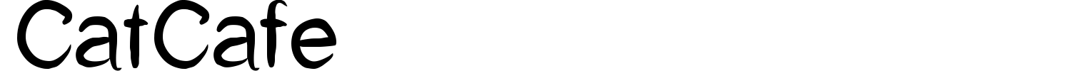 CatCafe Font preview