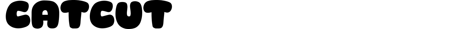 Catcut Font preview