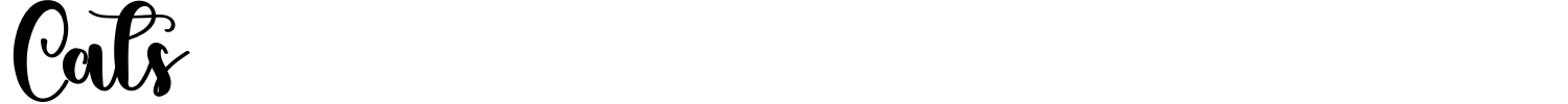 Cats Font preview