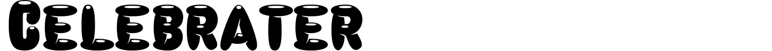 Celebrater Font preview