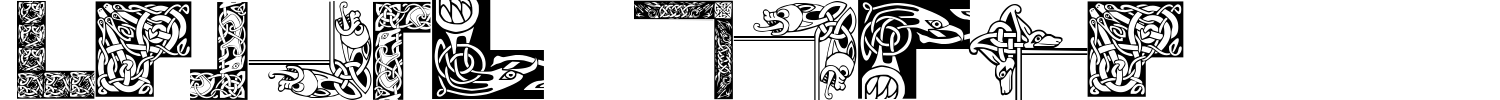 Celtic Frame Font preview