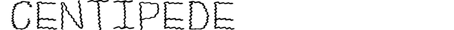 Centipede Font preview