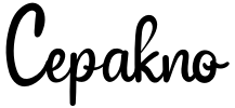 Cepakno Font preview