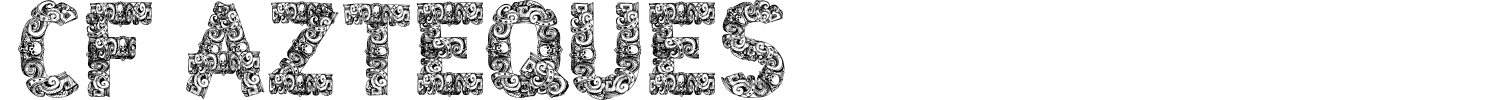 CF Azteques Font preview
