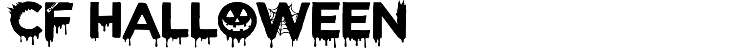 CF Halloween Font preview