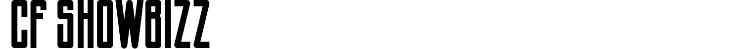 CF Showbizz Font preview
