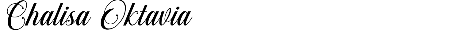 Chalisa Oktavia Font preview