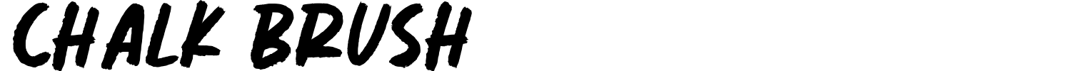 Chalk Brush Font preview