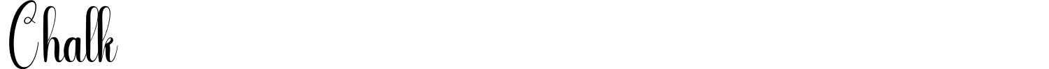Chalk Font preview