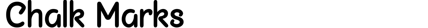 Chalk Marks Font preview