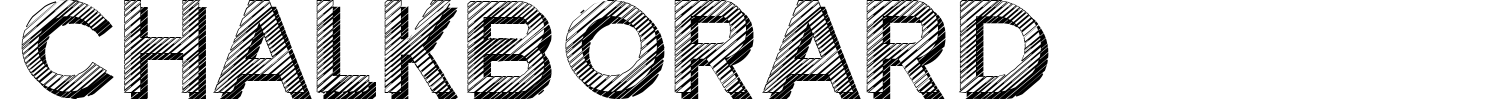 Chalkborard Font preview