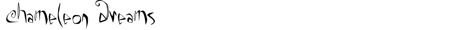 Chameleon Dreams Font preview