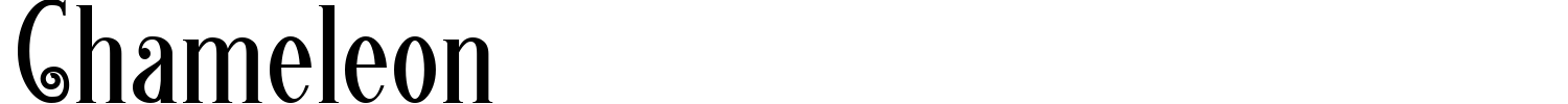 Chameleon Font preview