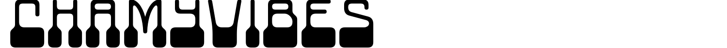 Chamyvibes Font preview