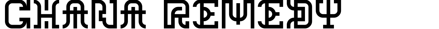 Chana Remedy Font preview
