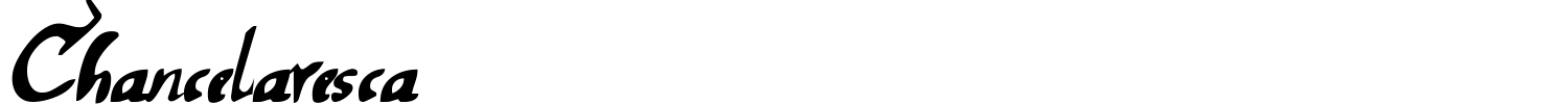 Chancelaresca PW Font preview