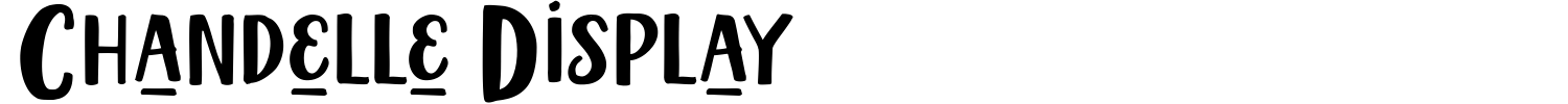 Chandelle Display Font preview