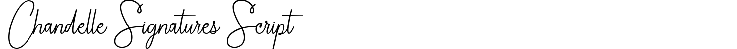 Chandelle Signatures Script Font preview