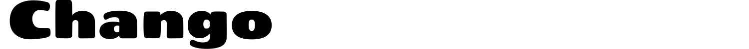 Chango Font preview