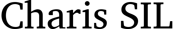 Charis SIL Font preview
