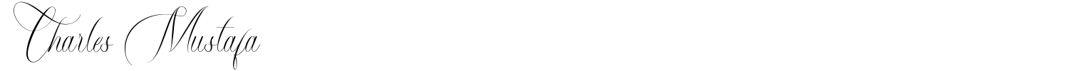 Charles Mustafa Font preview