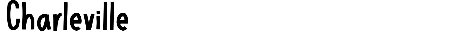 Charleville Font preview