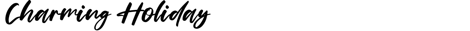 Charming Holiday Font preview