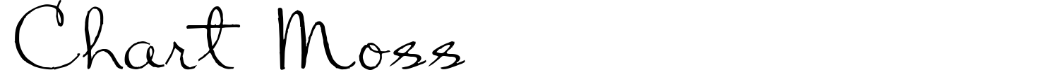 Chart Moss Font preview
