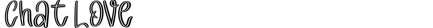 Chat Love Font preview