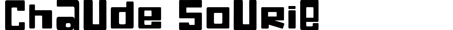 Chaude Sourie Font preview