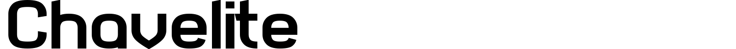 Chavelite Font preview