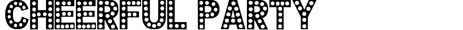 Cheerful Party Font preview