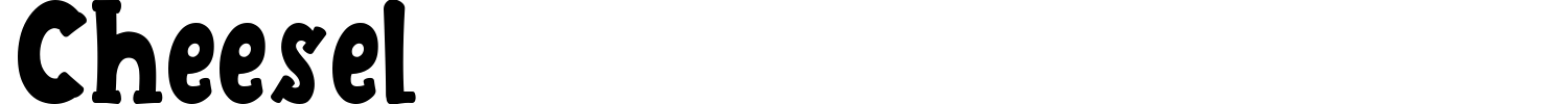 Cheesel Font preview