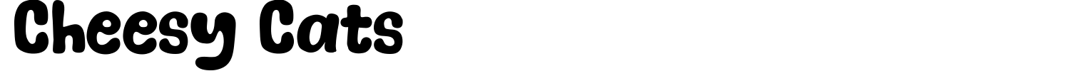 Cheesy Cats Font preview