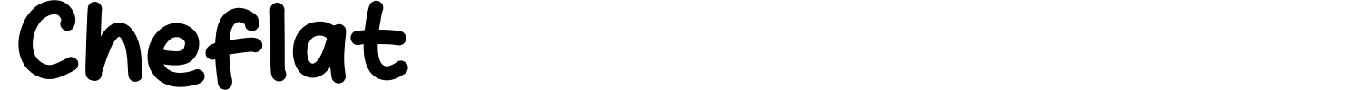 Cheflat Font preview