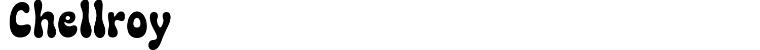 Chellroy Font preview
