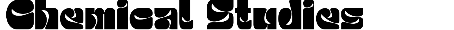 Chemical Studies Font preview
