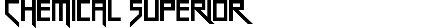 Chemical Superior Font preview