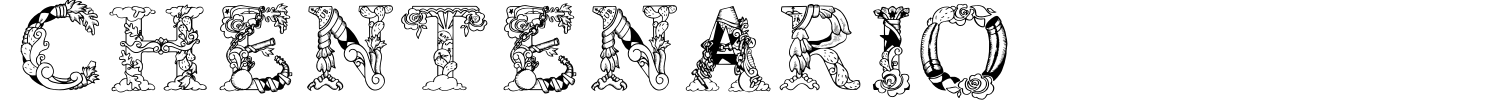 Chentenario Font preview