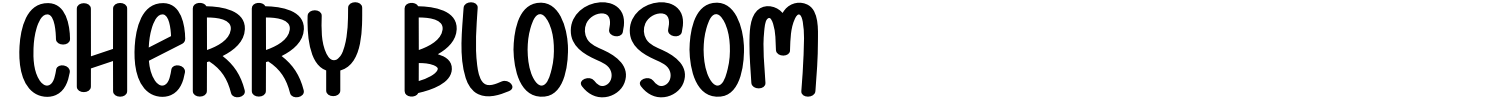 Cherry Blossom Font preview