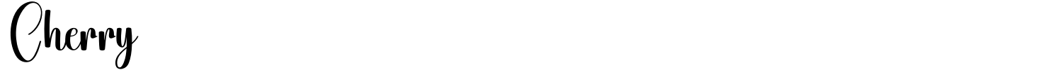 Cherry Font preview