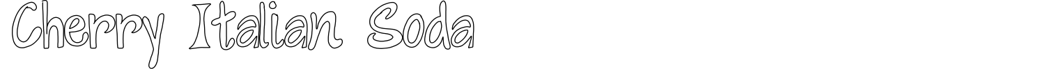 Cherry Italian Soda Font preview