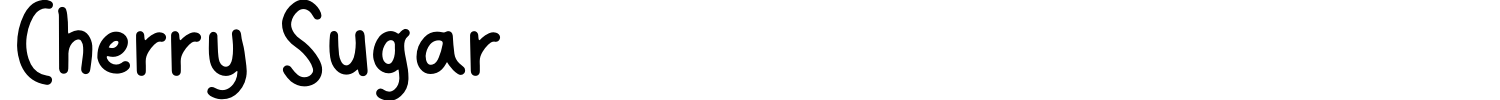 Cherry Sugar Font preview