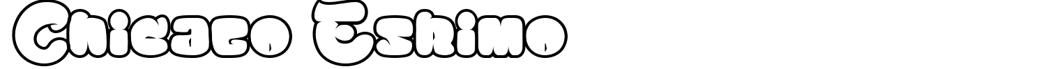 Chicago Eskimo Font preview