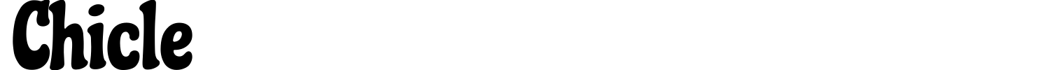 Chicle Font preview
